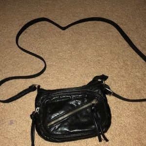 Small leather crossbody purse